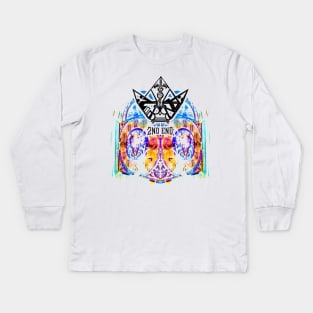 Official :2nd End; Cube Clock Kids Long Sleeve T-Shirt